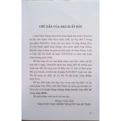 Sách - Luật Công Chứng Hiện Hành (Sửa Đổi, Bổ Sung Năm 2018)