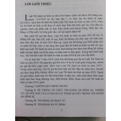 Sách - Bình luận Luật Thi Hành Án Hình Sự Năm 2019