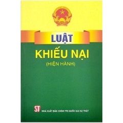 Sách - Luật Khiếu Nại (Hiện Hành)