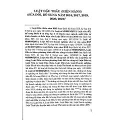Sách - Luật Đấu Thầu (Hiện Hành) (Sửa Đổi, Bổ Sung Năm 2016, 2017, 2019, 2020, 2022)