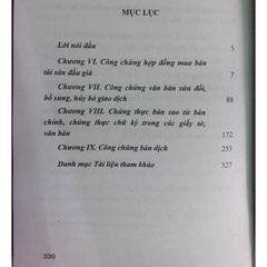 Sách - Sổ tay công chứng viên (quyển 6 tập 1, 2) – Những vấn đề cần lưu ý khi công chứng một số loại giao dịch khác