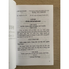 Sách - Hiến Pháp Nước Cộng Hòa Xã Hội Chủ Nghĩa Việt Nam