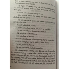Sách - Hướng dẫn môn học Luật hình sự (tập 1,2)