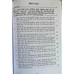 Sách - Hệ Thống Án Lệ Và Các Giải Đáp Vướng Mắc Trong Nghiệp Vụ Xét Xử Tòa Án Nhân Dân Tối Cao Từ Năm 2016 Đến Nay
