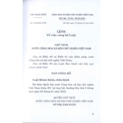 Sách - Luật Khám Bệnh, Chữa Bệnh