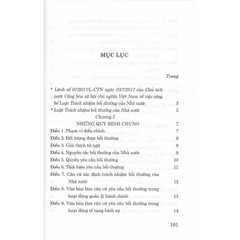 Sách - Luật Trách Nhiệm Bồi Thường Của Nhà Nước (Hiện Hành)