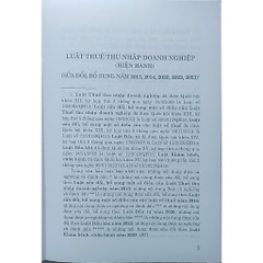 Sách - Luật Thuế thu nhập doanh nghiệp (hiện hành) (sửa đổi, bổ sung năm 2013, 2014, 2020, 2022, 2023)