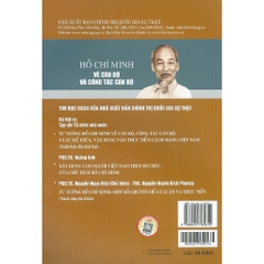 Sách - Hồ Chí Minh Về Cán Bộ Và Công Tác Cán Bộ