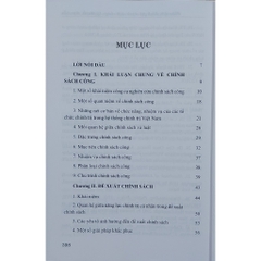 Sách - Phân Tích, Đánh Giá Chính Sách Công - Lý Thuyết, Thực Tiễn