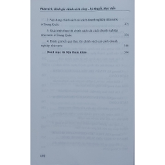 Sách - Phân Tích, Đánh Giá Chính Sách Công - Lý Thuyết, Thực Tiễn