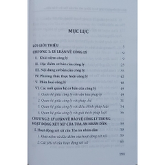 Sách - Bảo Vệ Công Lý Trong Hoạt Động Xét Xử Của Tòa Án Nhân Dân Ở Việt Nam Hiện Nay