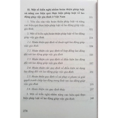 Sách - Pháp luật về lao động giúp việc gia đình ở Việt Nam