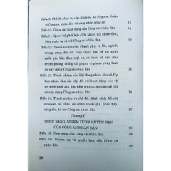Sách - Luật Công An Nhân Dân (Hiện Hành)