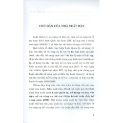 Sách - Luật Quản Lý, Sử Dụng Vũ Khí, Vật Liệu Nổ Và Công Cụ Hỗ Trợ - Hiện Hành (Sửa Đổi, Bổ Sung Năm 2019)