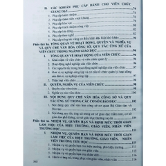Sách - Quy Định Về Mã Số, Tiêu Chuẩn Chức Danh Nghề Nghiệp Và Bổ Nhiệm, Xếp Lương Viên Chức, Giảng Dạy Trong Các Cơ SởGD