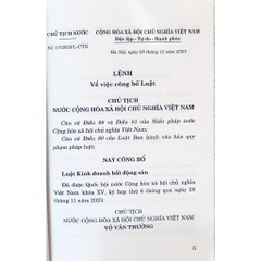 Sách - Luật Kinh Doanh Bất Động Sản