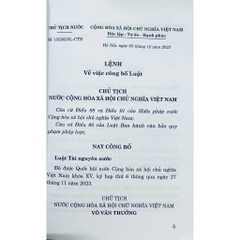 Sách - Luật Tài Nguyên Nước