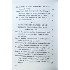 Sách - Luật Lực Lượng Tham Gia Bảo Vệ An Ninh Trật Tự Ở Cơ Sở