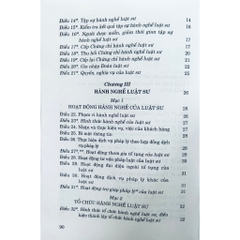 Sách - Luật Luật Sư (Hiện Hành) (sửa đổi, bổ sung năm 2012, 2015)