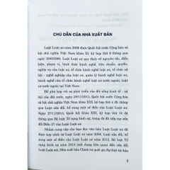 Sách - Luật Luật Sư (Hiện Hành) (sửa đổi, bổ sung năm 2012, 2015)