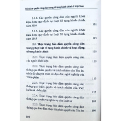 Sách - Bảo Đảm Quyền Công Dân Trong Tố Tụng Hành Chính Ở Việt Nam