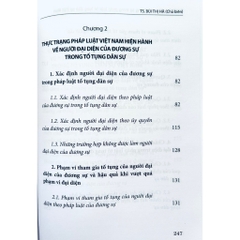 Sách - Người Đại Diện Của Đương Sự Trong Pháp Luật Tố Tụng Dân Sự Việt Nam