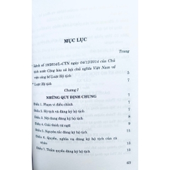 Sách - Luật Hộ Tịch (Hiện Hành)