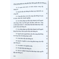 Sách - Sổ Tay Hướng Dẫn Cho Công Dân Thực Hiện Quyền Tiếp Cận Thông Tin