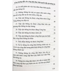 Sách - Sổ Tay Hướng Dẫn Cho Công Dân Thực Hiện Quyền Tiếp Cận Thông Tin