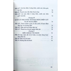 Sách - Luật Điện Lực (Hiện Hành) (Sửa Đổi, Bổ Sung Năm 2012, 2018, 2022)