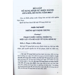 Sách Bộ Luật Tố Tụng Hình Sự (Hiện Hành) (Sửa Đổi, Bổ Sung 2021)