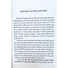 Sách Bộ Luật Tố Tụng Hình Sự (Hiện Hành) (Sửa Đổi, Bổ Sung 2021)