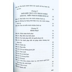Sách Bộ Luật Hình Sự (Hiện Hành) (Bộ Luật Năm 2015 Sửa Đổi, Bổ Sung Năm 2017)