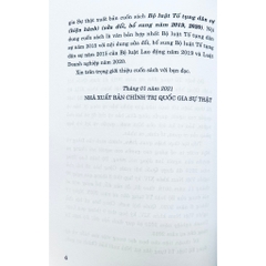 Sách - Bộ Luật Tố Tụng Dân Sự (Hiện Hành) (Sửa Đổi, Bổ Sung Năm 2019, 2020)