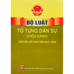 Sách - Bộ Luật Tố Tụng Dân Sự (Hiện Hành) (Sửa Đổi, Bổ Sung Năm 2019, 2020)