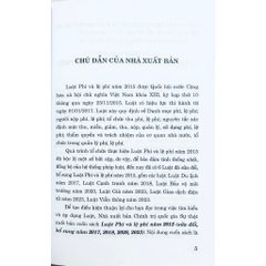 Sách - Luật Phí Và Lệ Phí Năm 2015 (Sửa Đổi, Bổ Sung Năm 2017, 2018, 2020, 20023)