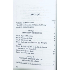 Sách - Luật Phí Và Lệ Phí Năm 2015 (Sửa Đổi, Bổ Sung Năm 2017, 2018, 2020, 20023)