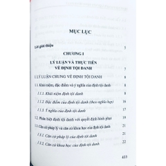 Sách - Định Tội Danh Và Quyết Định Hình Phạt