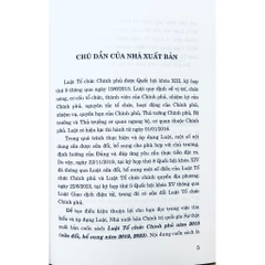 Sách - Luật Tổ Chức Chính Phủ (Sửa Đổi, Bổ Sung Năm 2019, 2023)
