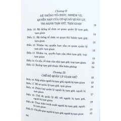 Sách - Luật Thi Hành Tạm Giữ, Tạm Giam (Hiện Hành)