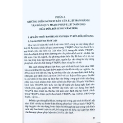 Sách - Những Điểm Mới Cơ Bản Của Luật Ban Hành Văn Bản Quy Phạm Pháp Luật Và Văn Bản Quy Định Chi Tiết Thi Hành