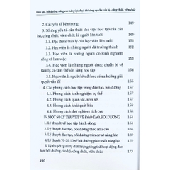 Sách - Đào Tạo, Bồi Dưỡng Nâng Cao Năng Lực Thực Thi Công Vụ Cho Cán Bộ, Công Chức, Viên Chức