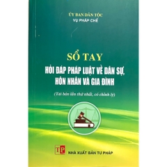 Sách - Sổ Tay Hỏi Đáp Pháp Luật Về Dân Sự, Hôn Nhân Và Gia Đình