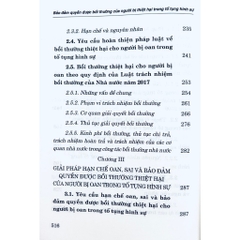 Sách - Bảo Đảm Quyền Được Bồi Thường Của Người Bị Thiệt Hại Trong Tố Tụng Hình Sự
