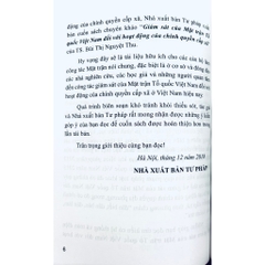 Sách - Giám Sát Của Mặt Trận Tổ Quốc Việt Nam Đối Với Hoạt Động Của Chính Quyền Cấp Xã