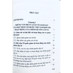 Sách - Giám Sát Của Mặt Trận Tổ Quốc Việt Nam Đối Với Hoạt Động Của Chính Quyền Cấp Xã