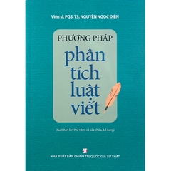Sách - Phương Pháp Phân Tích Luật Viết (Xuất Bản Lần Thứ Năm, Có Sửa Chữa, Bổ Sung)