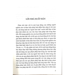 Sách - Phương Pháp Phân Tích Luật Viết (Xuất Bản Lần Thứ Năm, Có Sửa Chữa, Bổ Sung)