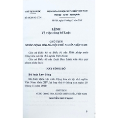 Sách - Bộ Luật Lao Động (Hiện Hành)