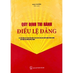 Sách - Quy Định Thi Hành Điều Lệ Đảng